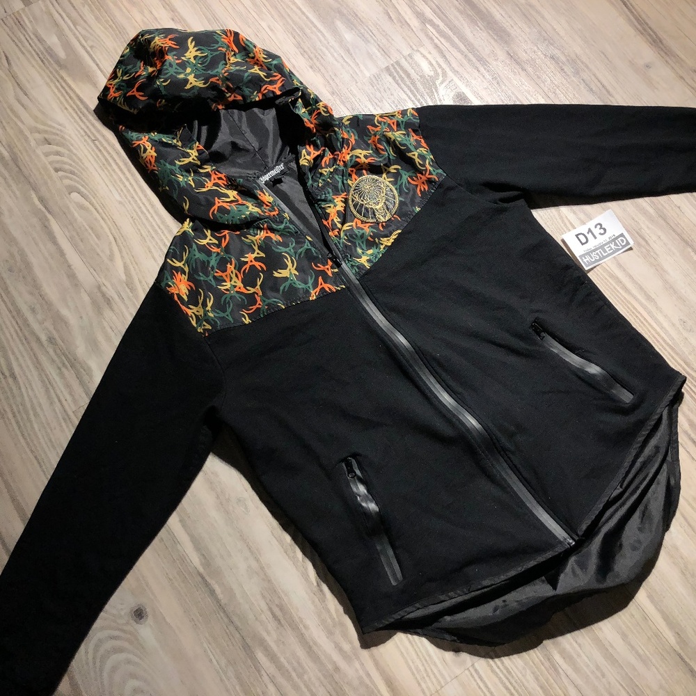 Jagermeister German Liquor Full Zip Hoodie Large L